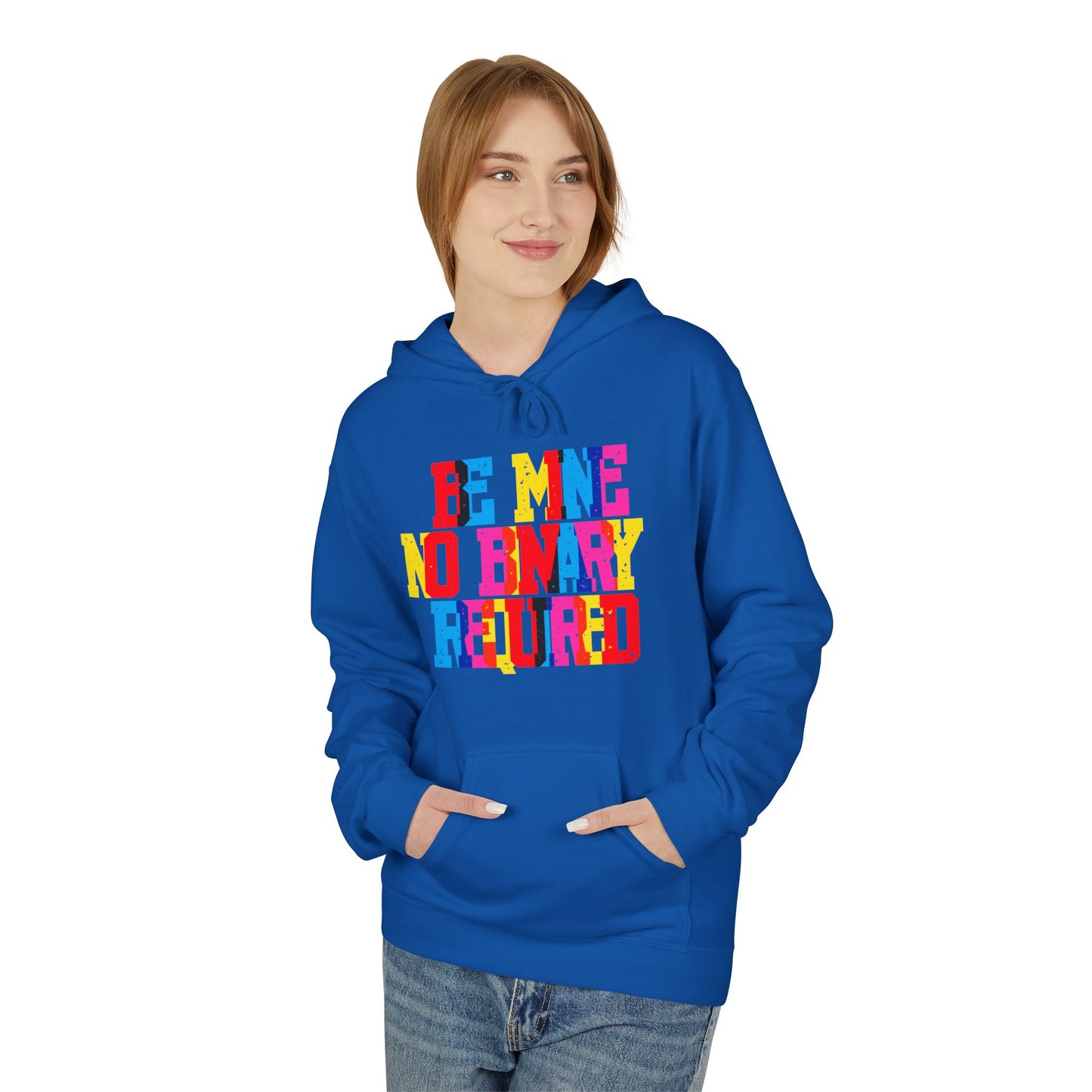 Be Mine No Binary Required Unisex Valentines Hoodie