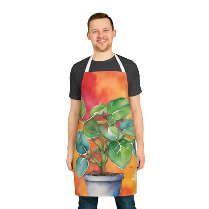 Multi Potted Plant 1 Adult Apron (AOP)
