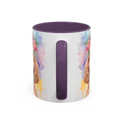 Cockapoo 02 Accent Coffee Mug - Dog Lover Gift