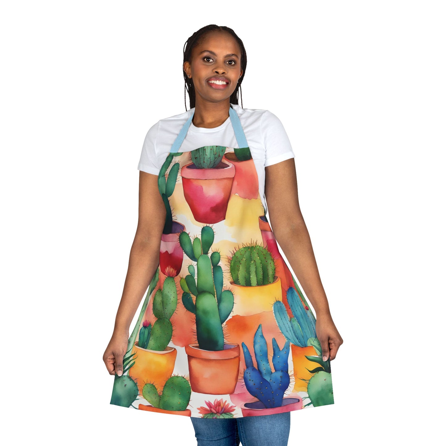 Multi Cacti 1 Adult Apron (AOP)