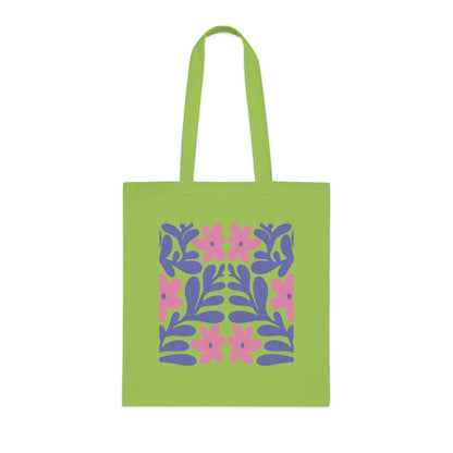 Abstract flowers 17 Cotton Tote