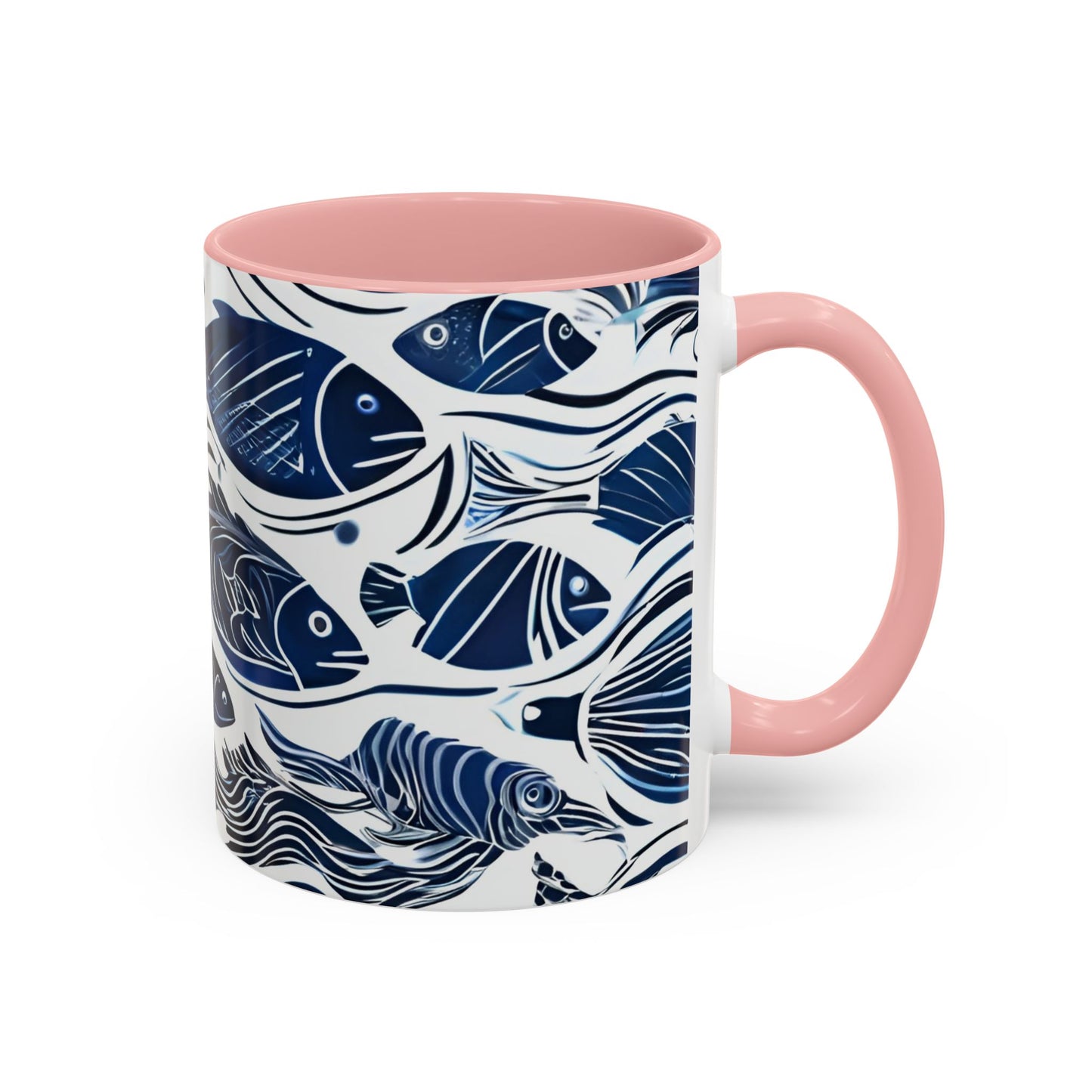 Fish 11 Accent Coffee Mug (11oz)