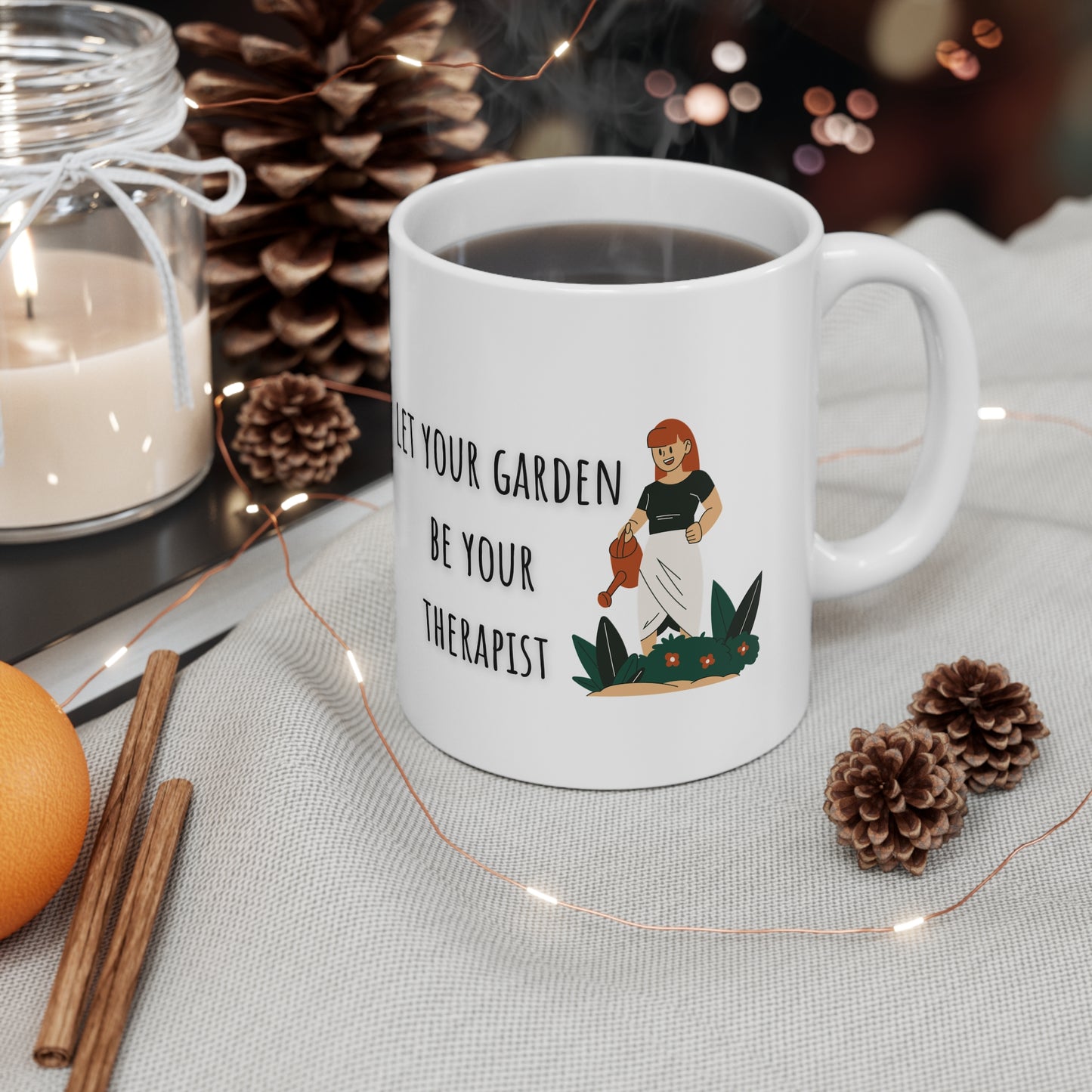 Let Your Garden Be Your Therapist Ceramic Mug 11oz