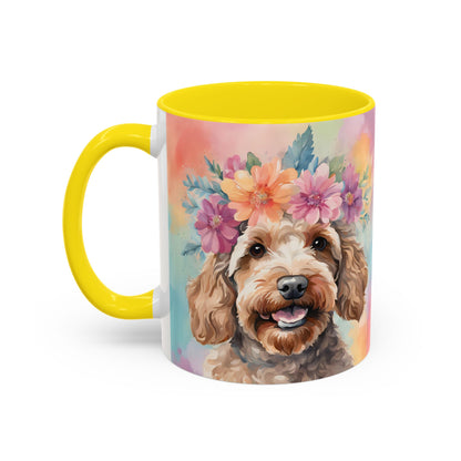 Cockapoo 01 Accent Coffee Mug - Dog Lover Gift