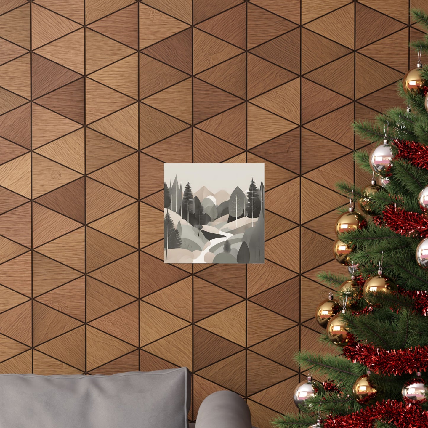 Lonely Forest 2 Matte Square Posters