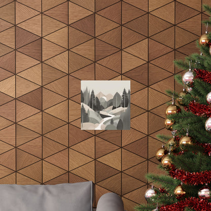 Lonely Forest 2 Matte Square Posters