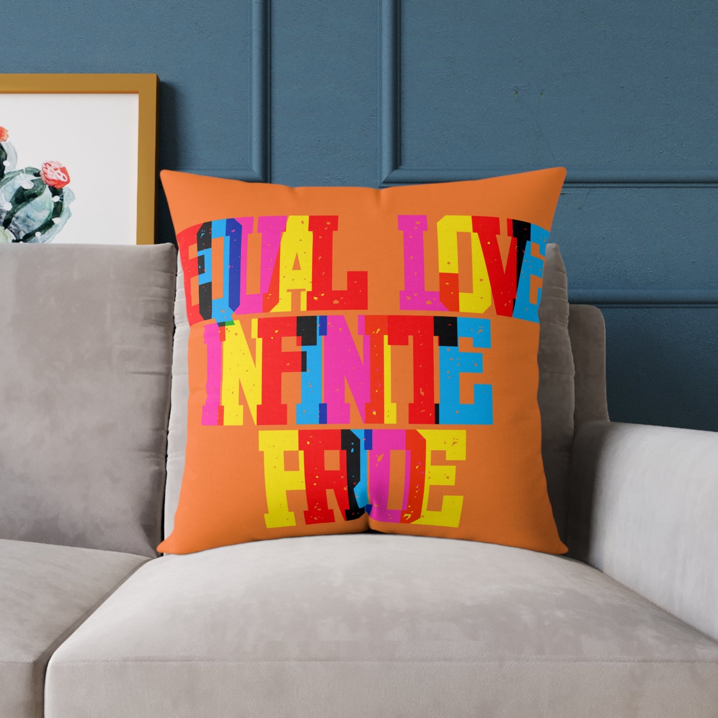 Equal Love Infinite Pride Poly Pillow