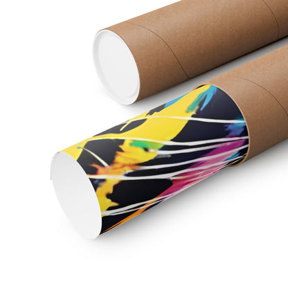 Multicolored Cheetah 3 Matte Vertical Poster