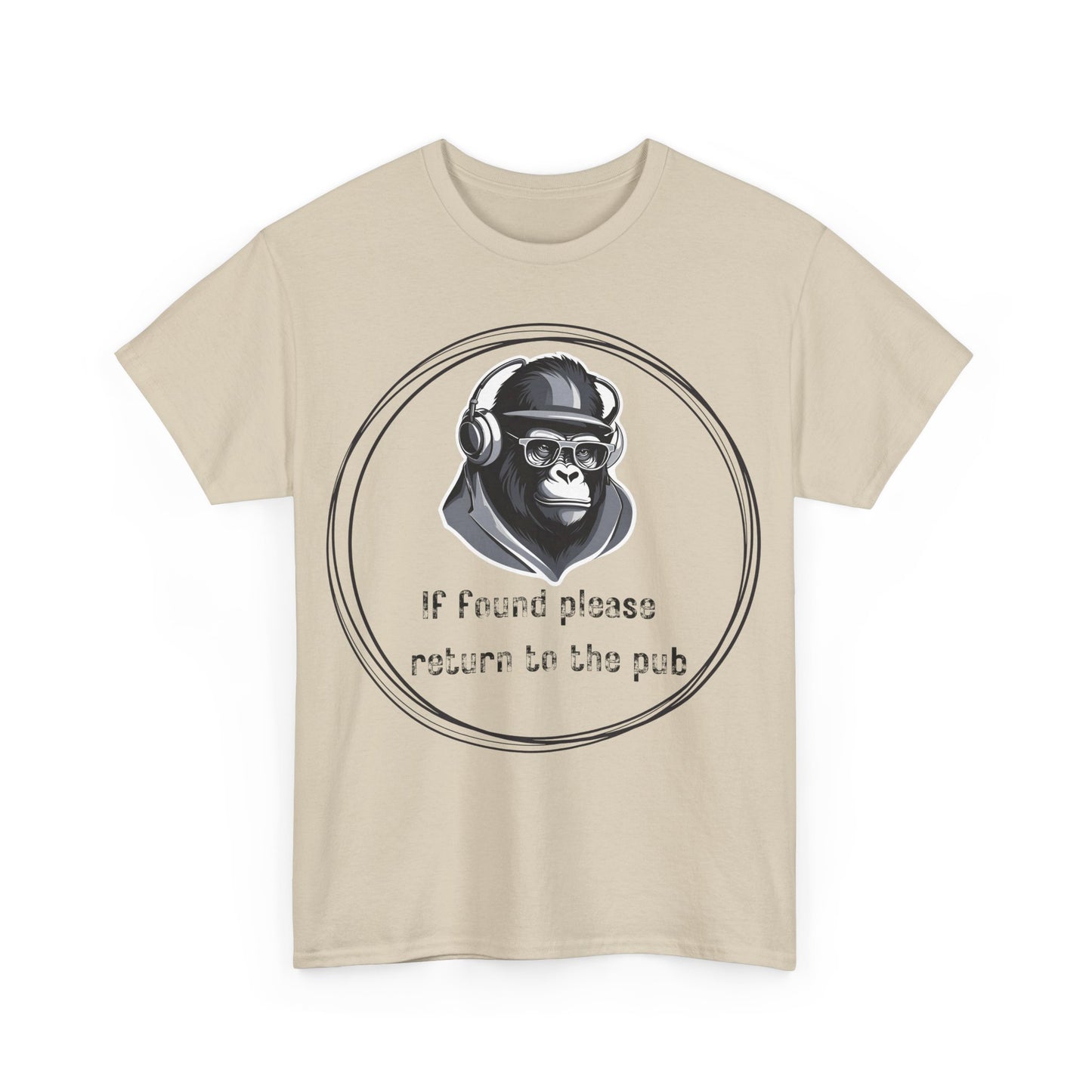 If Found Please Return To The Pub Unisex Heavy Cotton Tee