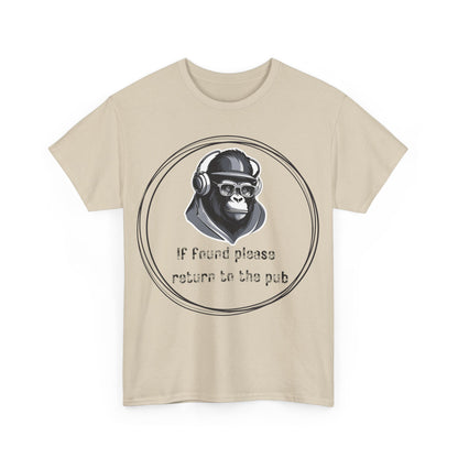 If Found Please Return To The Pub Unisex Heavy Cotton Tee