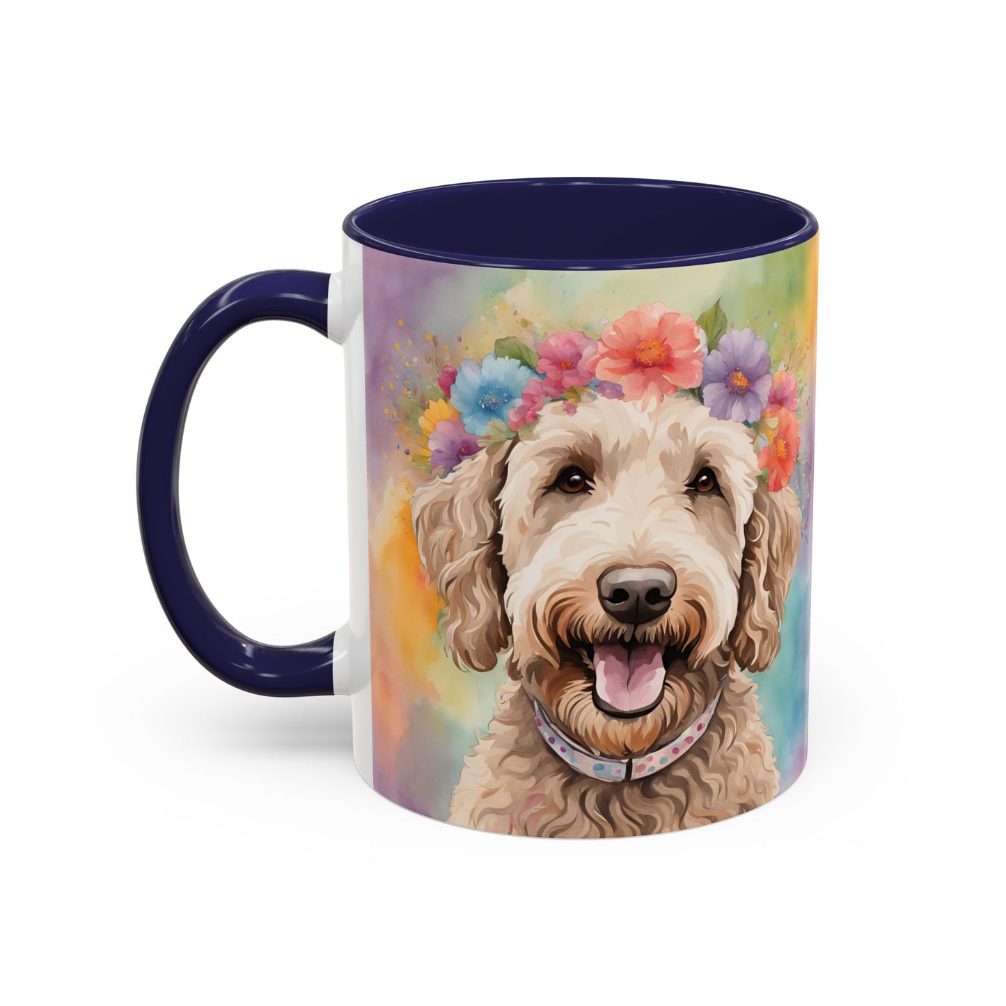 Labradoodle 01 Accent Coffee Mug - Dog Lover Gift
