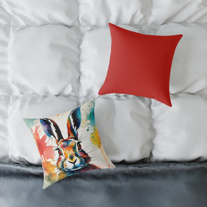 Hare 01 Poly Pillow - Natures Beauty Design
