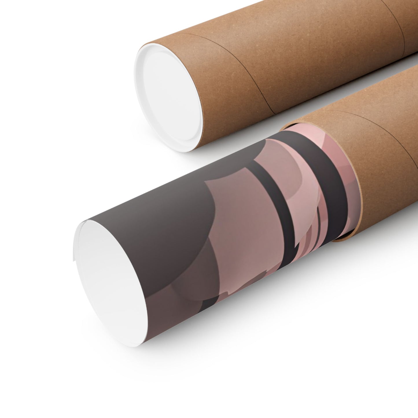 Lonely Forest Pink 14 Matte Square Posters
