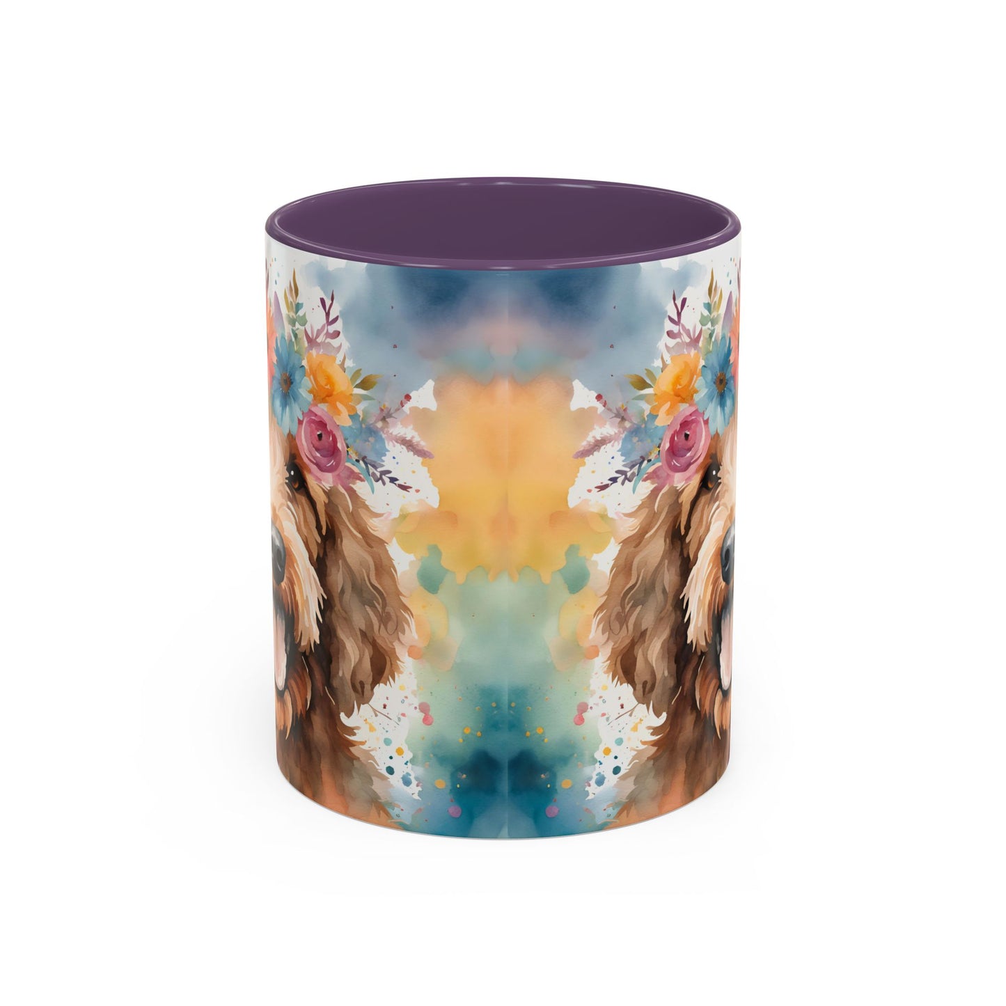 Labradoodle 03 Accent Coffee Mug - Dog Lover Gift