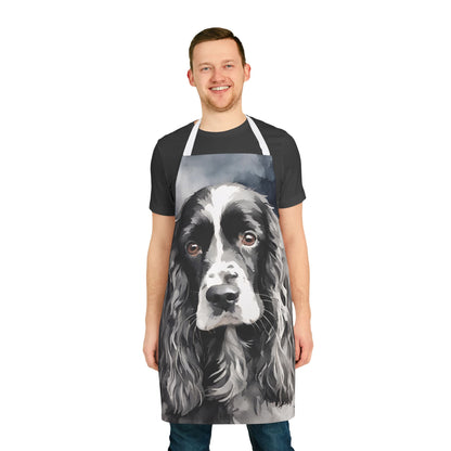 Blue Roan Cocker Spaniel Adult Apron (AOP)