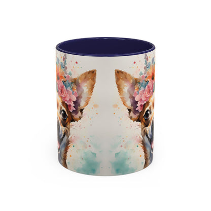 Chihuahua 02 Accent Coffee Mug - Dog Lover Gift