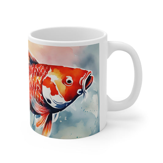 Koi Carp 02 Mug - Nature's Beauty Collection