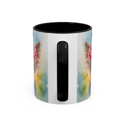 Yorkshire Terrier 03 Accent Coffee Mug - Dog Lover Gift
