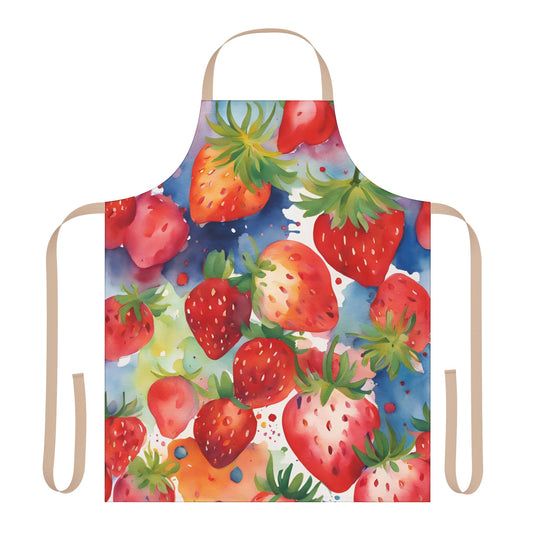 Strawberries 02 Apron 5-Color Straps
