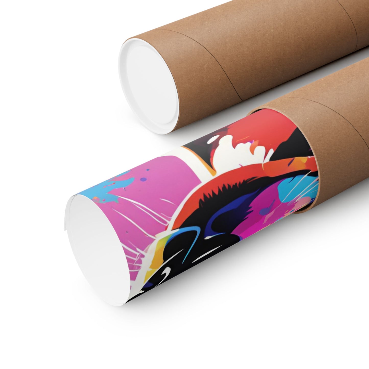 Multicolored Dachshund 3 Matte Vertical Poster