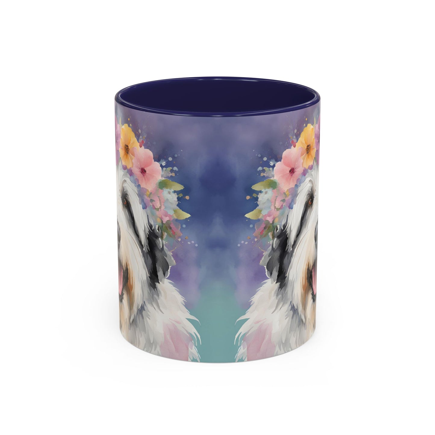 Bearded Collie 04 Accent Coffee Mug - Dog Lover Gift