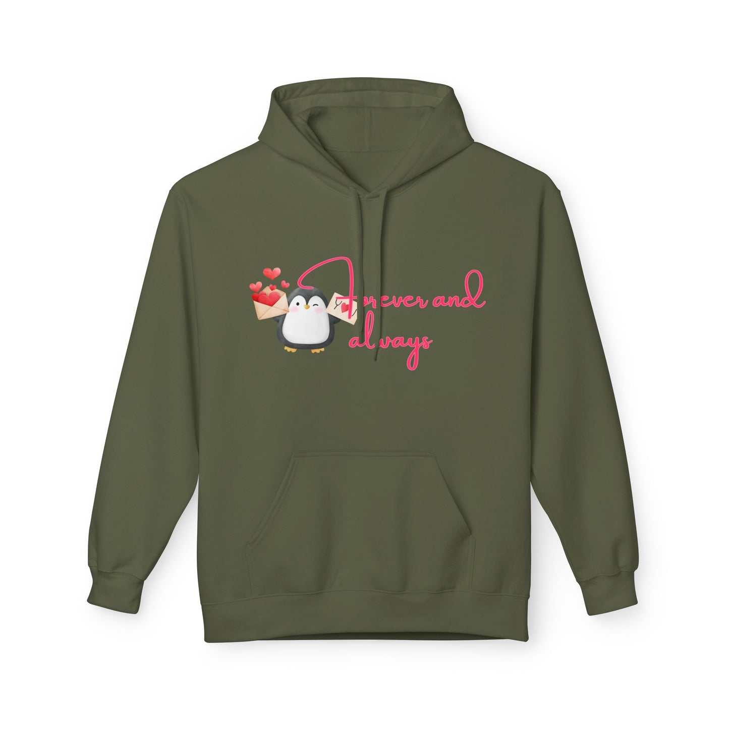 Forever And Always Unisex Valentines Hoodie