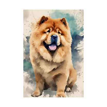 Dogs Chow Chow 01 Matte Vertical Poster