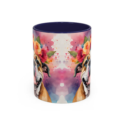 British Bulldog 01 Accent Coffee Mug - Dog Lover Gift