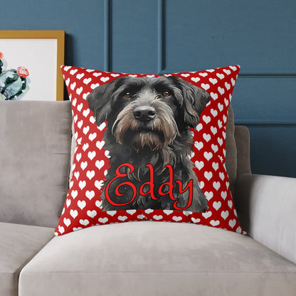 Personalized Valentine Pet Eddy Poly Cushion/Pillow 5 sizes