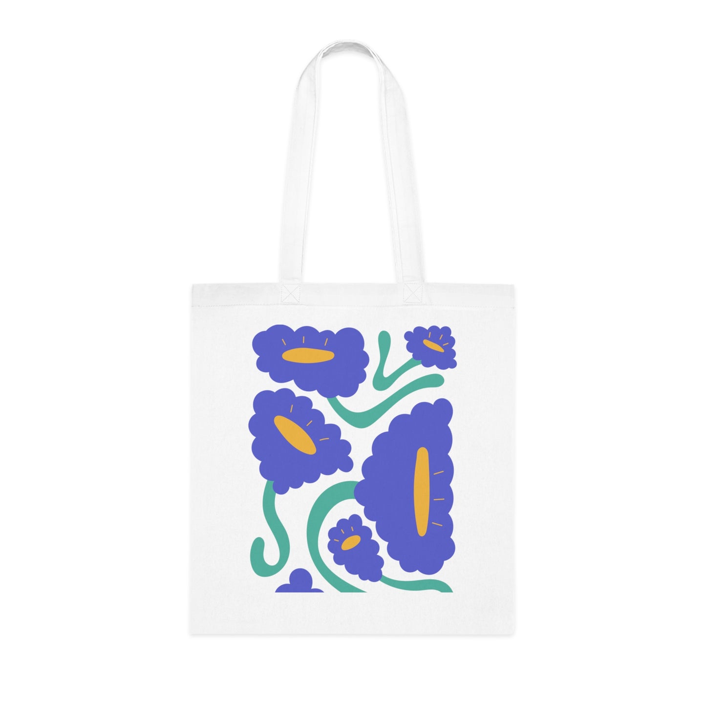 Abstract flowers 04 Cotton Tote