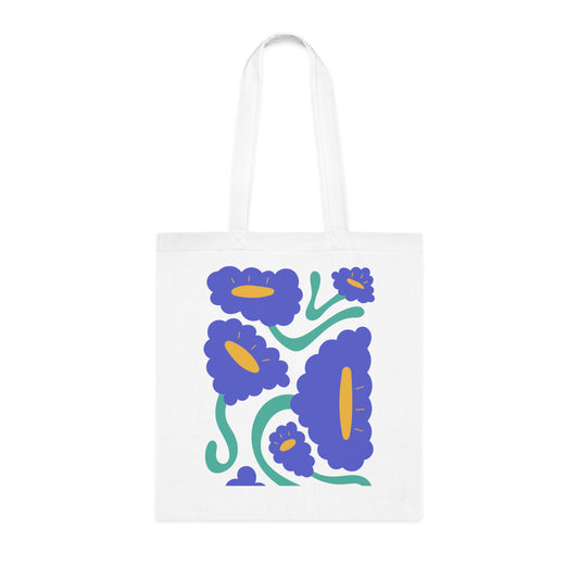 Abstract flowers 04 Cotton Tote