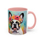 French Bulldog 03 Accent Coffee Mug - Dog Lover Gift