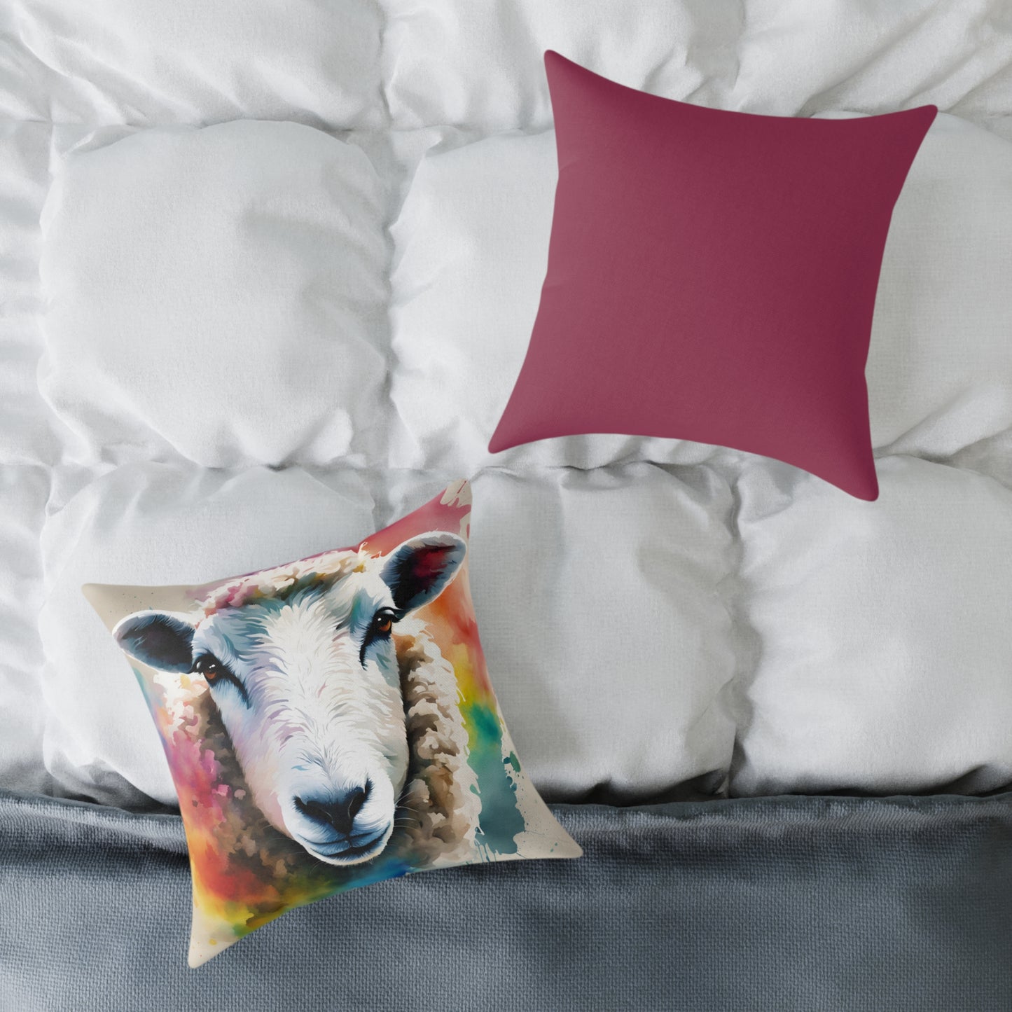 Sheep 02 Poly Pillow - Natures Beauty Design