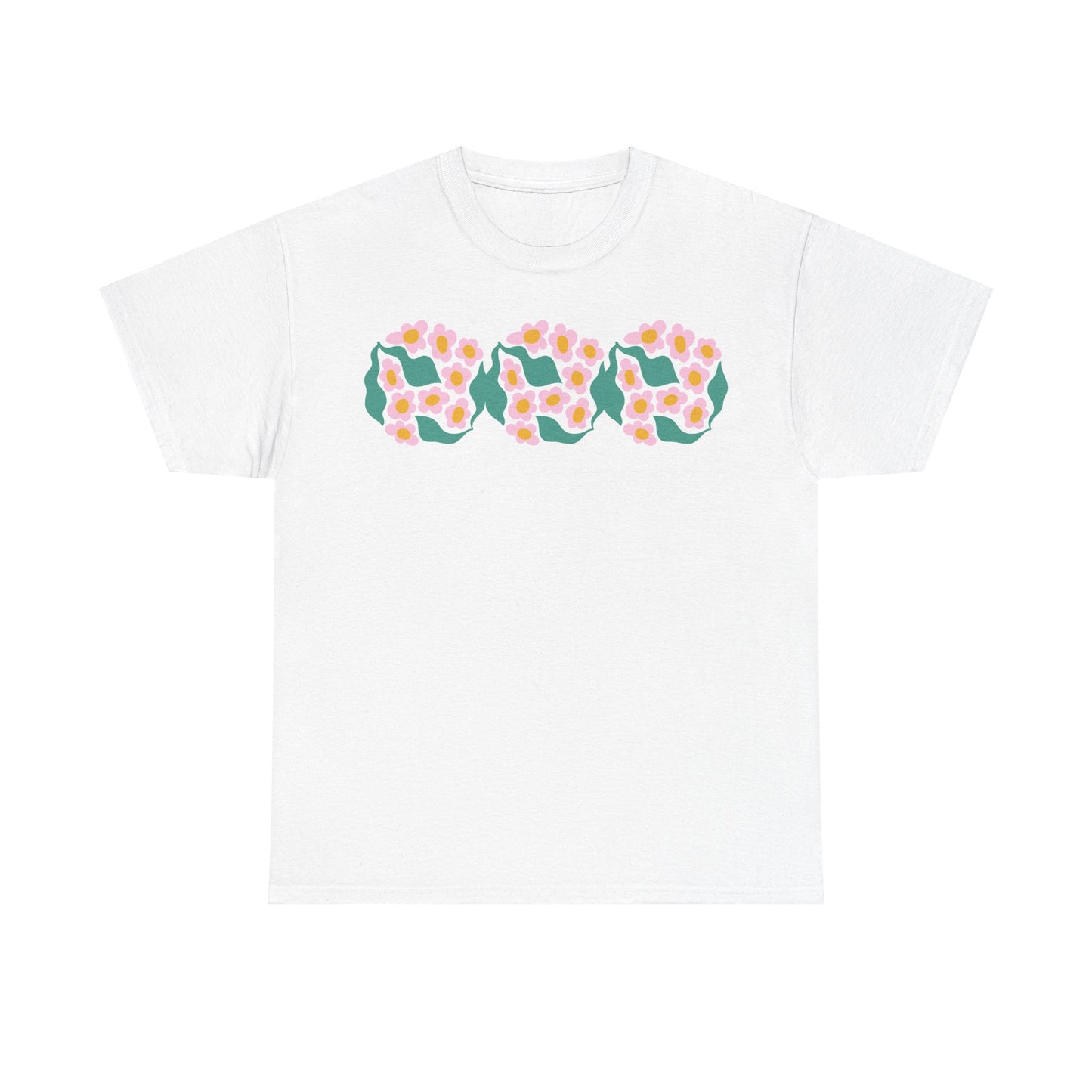 More Abstract Flowers 16 Unisex Heavy Cotton Tee