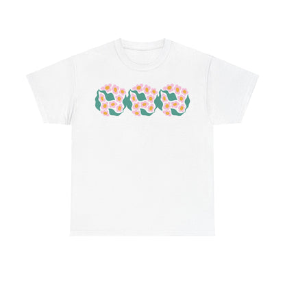 More Abstract Flowers 16 Unisex Heavy Cotton Tee