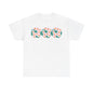 More Abstract Flowers 16 Unisex Heavy Cotton Tee