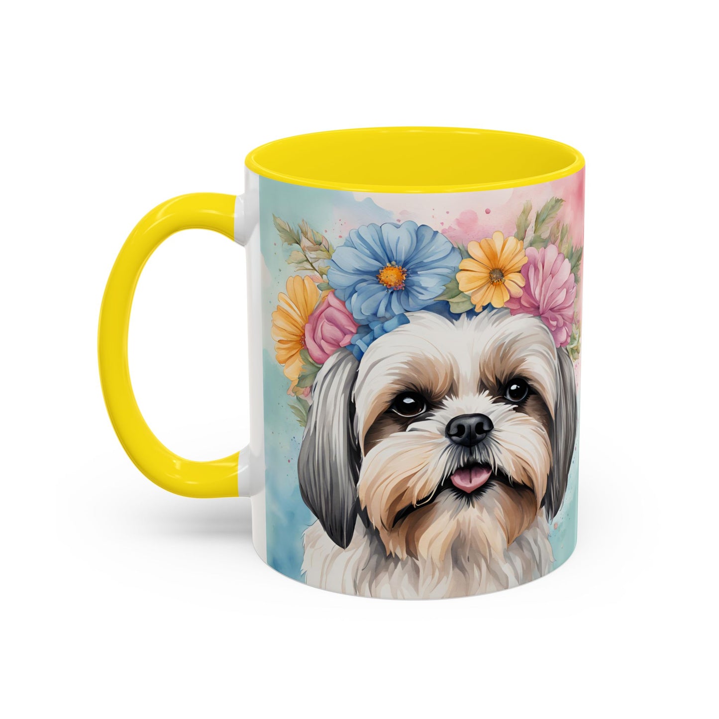 Shih Tzu 02 Accent Coffee Mug - Dog Lover Gift