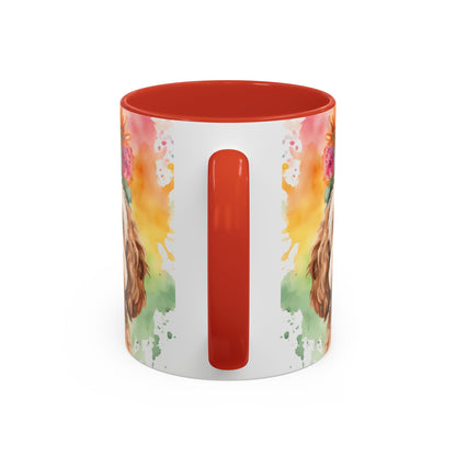 Cockapoo 03 Accent Coffee Mug - Dog Lover Gift