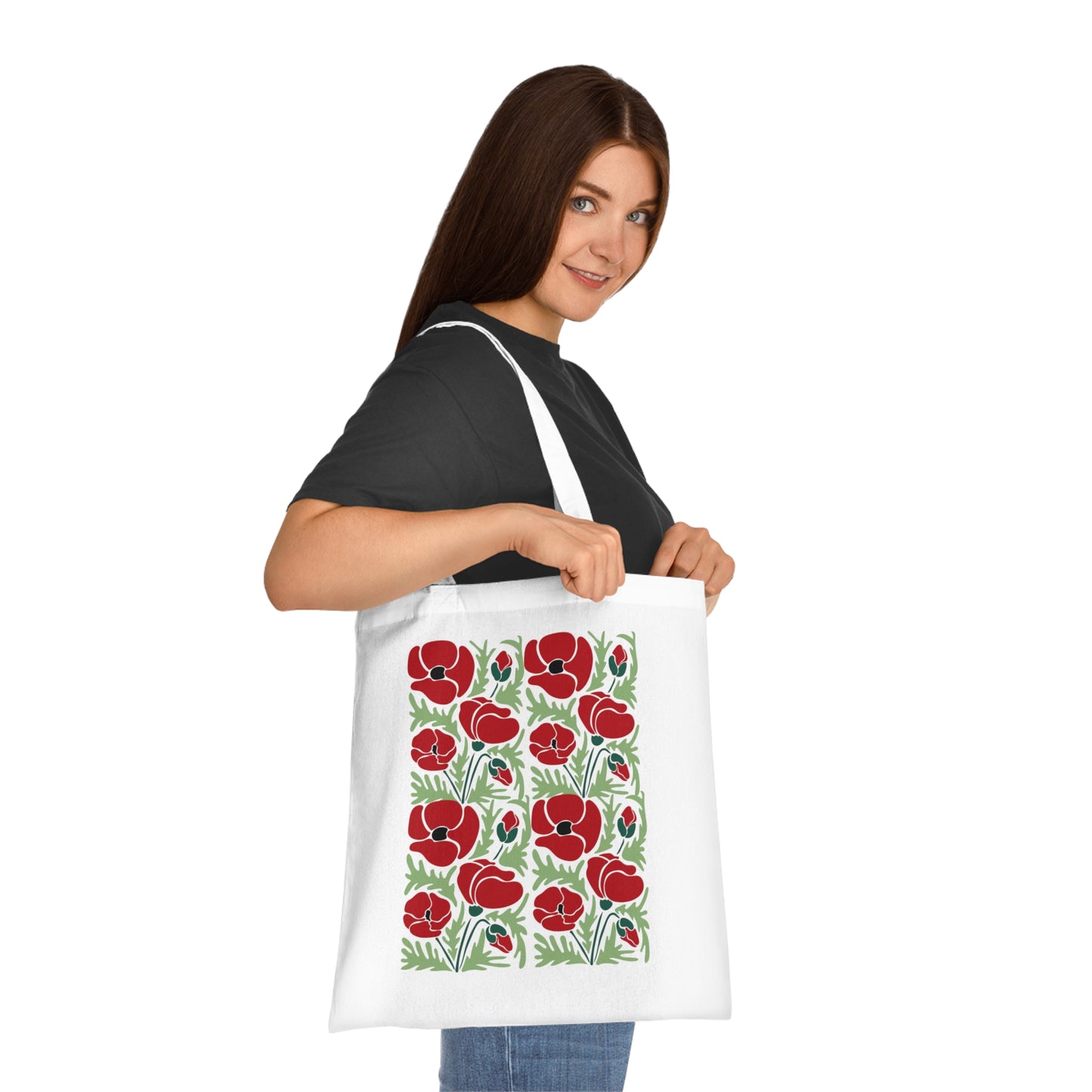 Abstract flowers 14 Cotton Tote