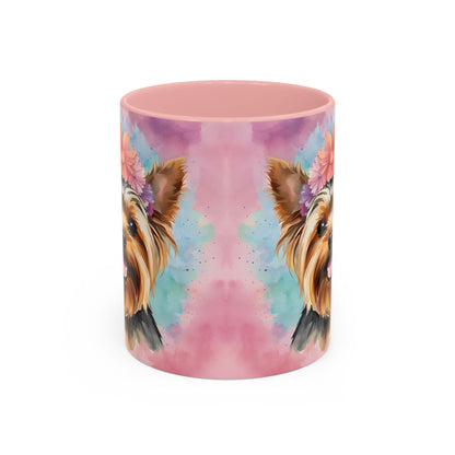 Yorkshire Terrier 02 Accent Coffee Mug - Dog Lover Gift