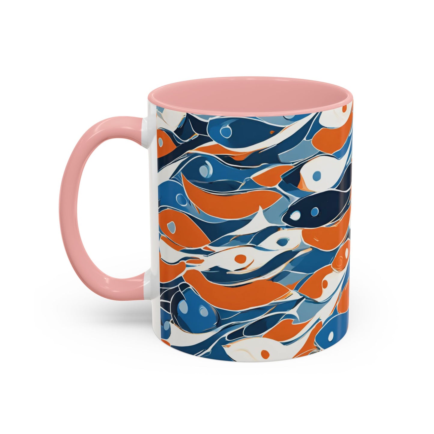 Orange Fish 05 Accent Coffee Mug (11oz)