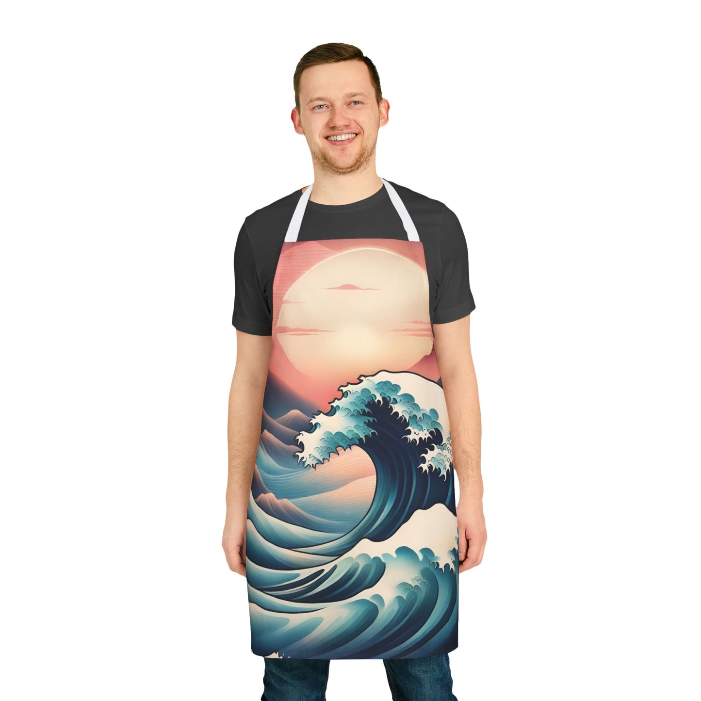 Waves 2 Apron, 5 Color Straps (AOP)