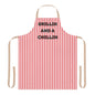 Grillin And A Chillin Apron, Cooking Pun