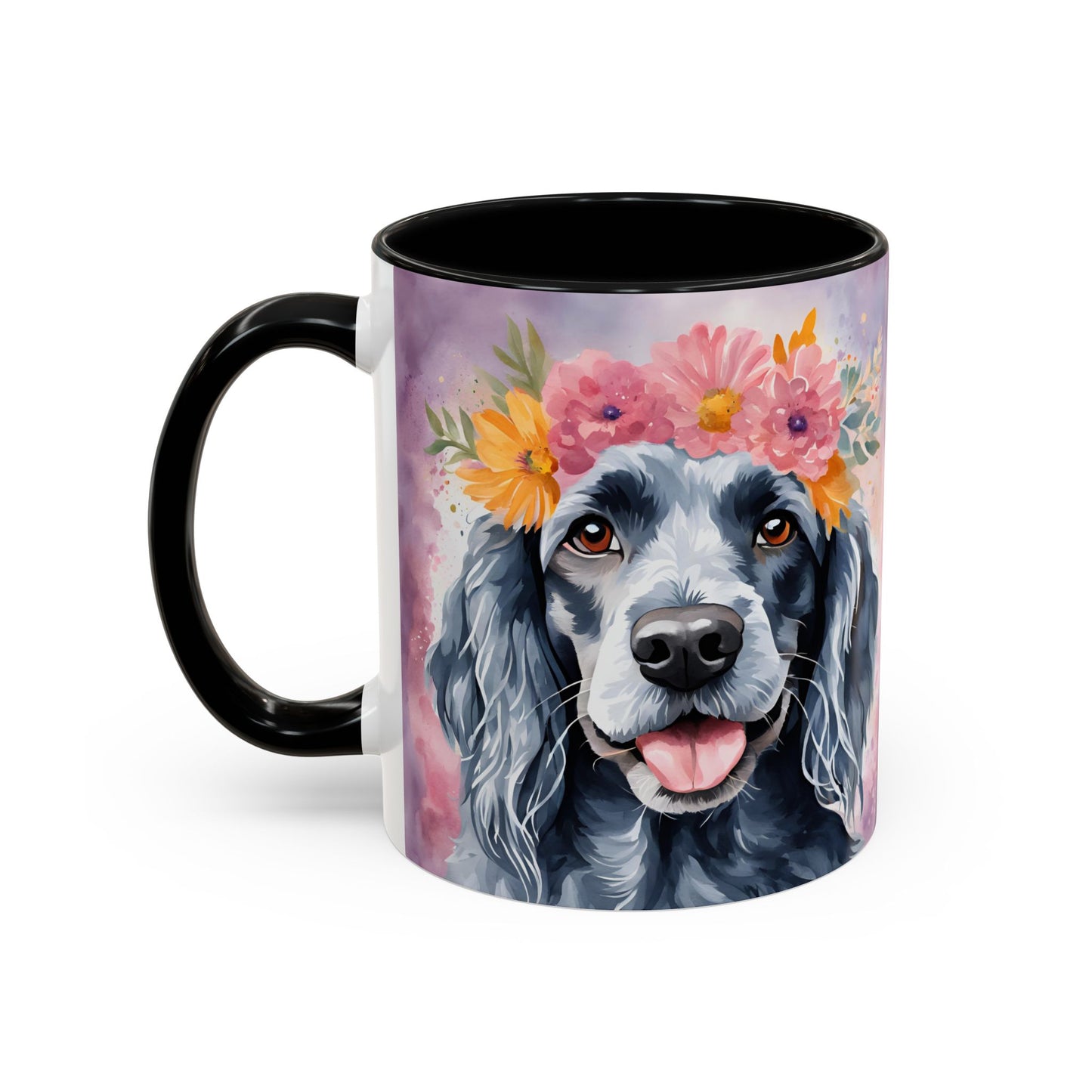 Blue Roan Cocker Spaniel 02 Accent Coffee Mug - Dog Lover Gift
