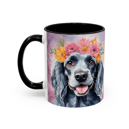 Blue Roan Cocker Spaniel 02 Accent Coffee Mug - Dog Lover Gift