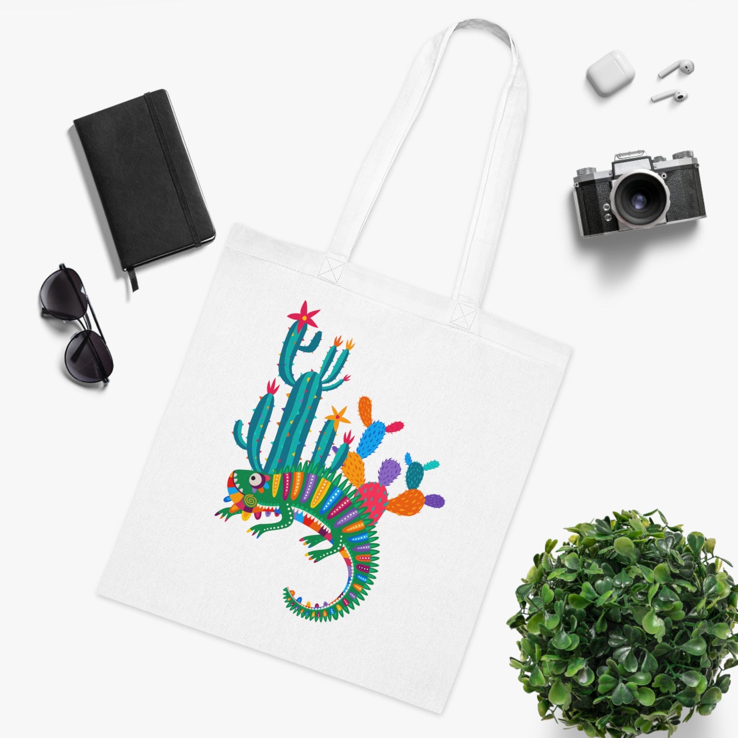 Iguana 01 Cotton Tote