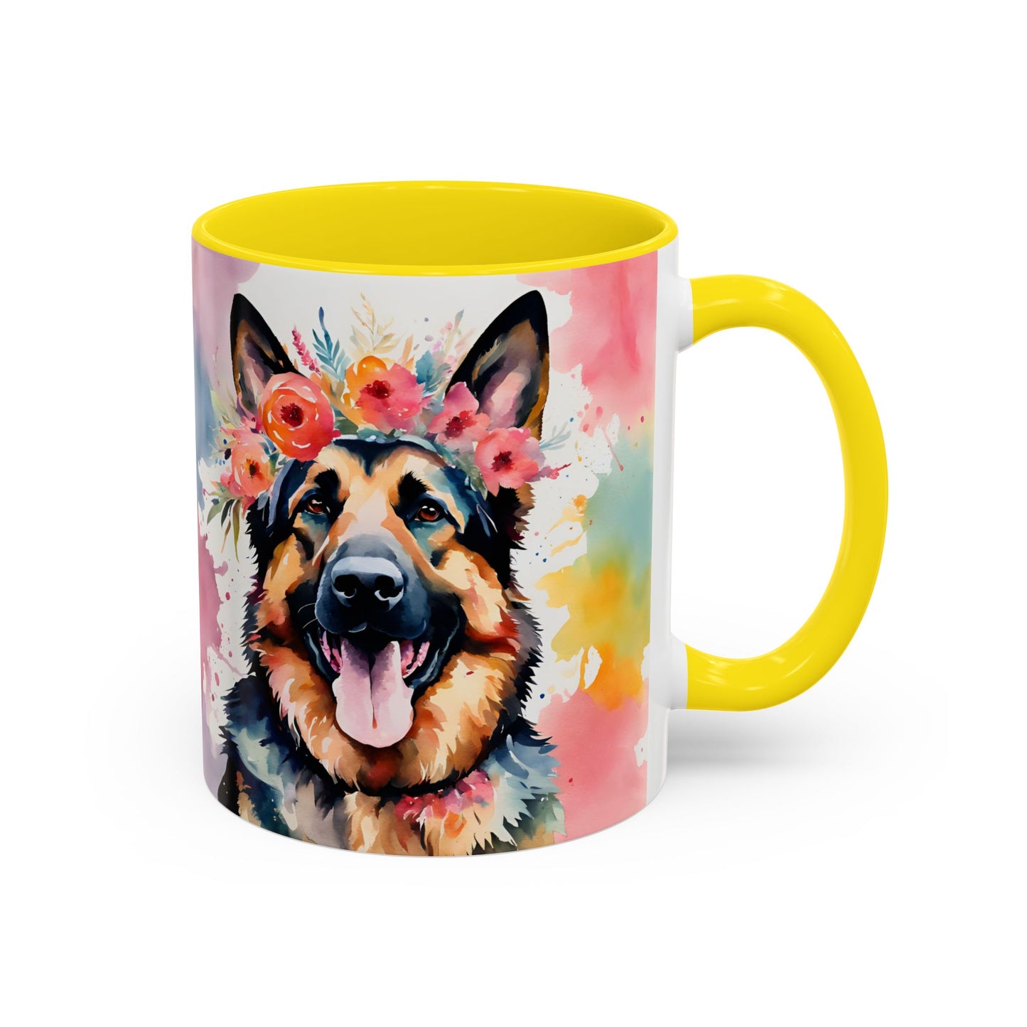 German Shepherd 04 Accent Coffee Mug - Dog Lover Gift