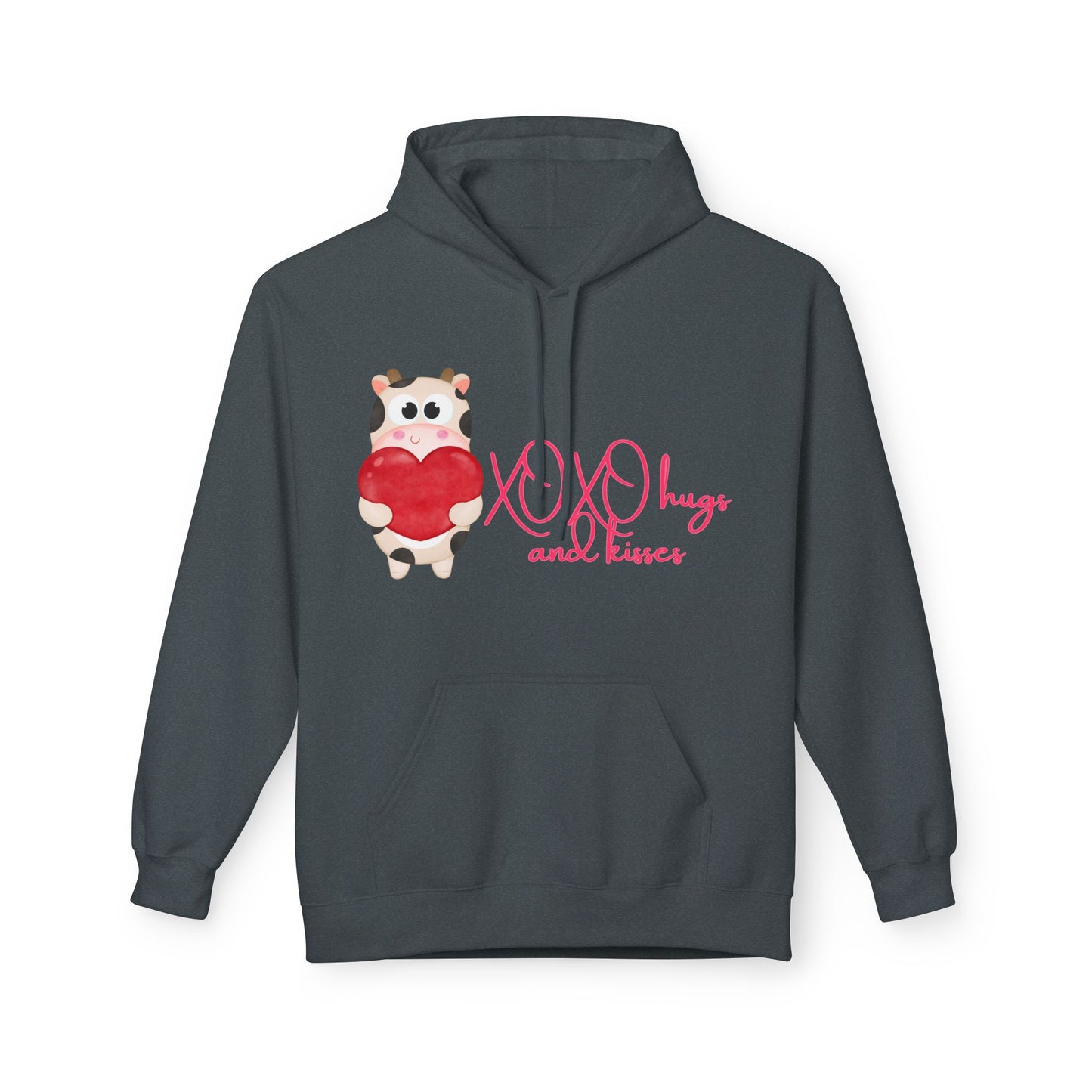 XOXO Hugs And Kisses Unisex Valentines Hoodie