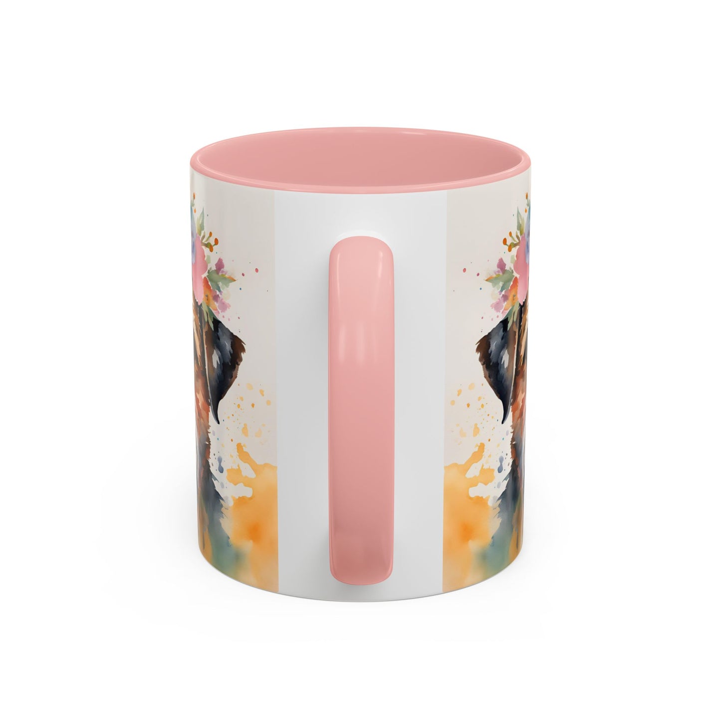 Border Terrier 03 Accent Coffee Mug - Dog Lover Gift