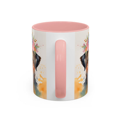 Border Terrier 03 Accent Coffee Mug - Dog Lover Gift
